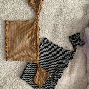 Off shoulder (avail in two diff colors)